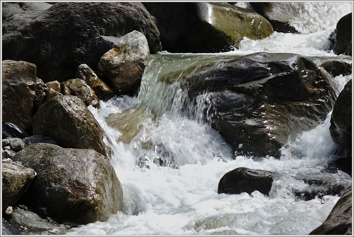 Wasser sucht sich seinen Weg.
(01.08.2014)